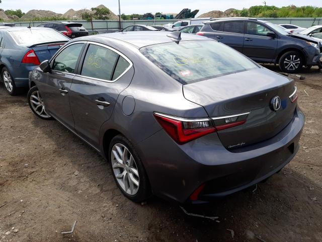 19UDE2F31KA011944 - 2019 ACURA ILX GRAY photo 3