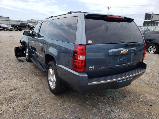 1GNUKKE31AR148169 - 2010 CHEVROLET SUBURBAN K BLUE photo 3