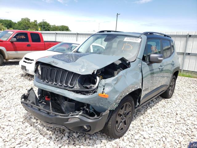 ZACCJBCB9HPF10520 - 2017 JEEP RENEGADE T GRAY photo 2