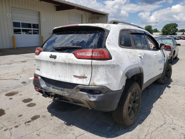 1C4PJMBX9JD504912 - 2018 JEEP CHEROKEE T WHITE photo 4