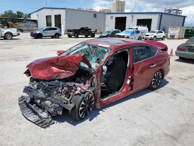 3N1CB7AP8KY230294 - 2019 NISSAN SENTRA SR MAROON photo 9