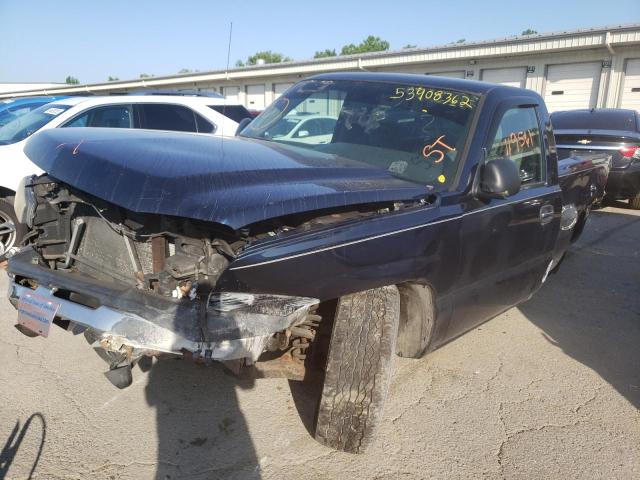 3GCEC14X87G220566 - 2007 CHEVROLET SILVERADO BLUE photo 2