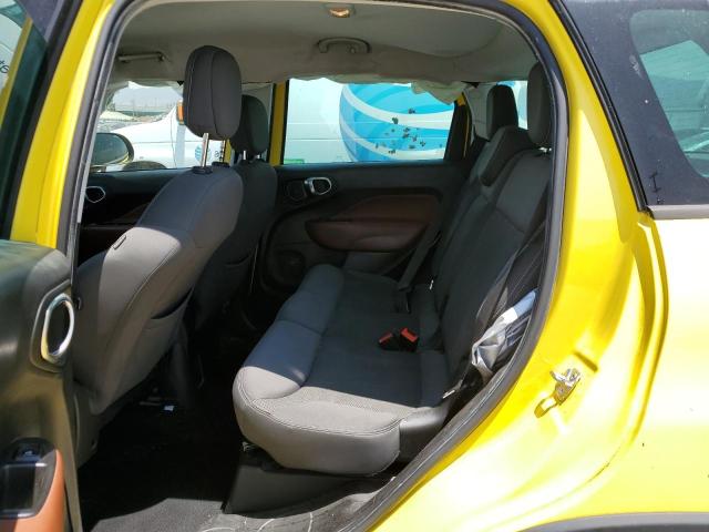 ZFBCFADH1EZ010074 - 2014 FIAT 500L TREKK YELLOW photo 6