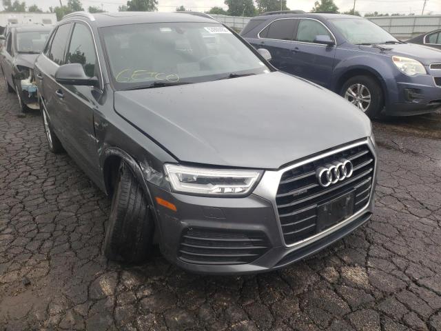 WA1JCCFS3JR021664 - 2018 AUDI Q3 PREMIUM GRAY photo 1