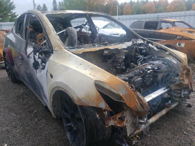 5YJYGDEE3MF108176 - 2021 TESLA MODEL Y أزرق صورة 1