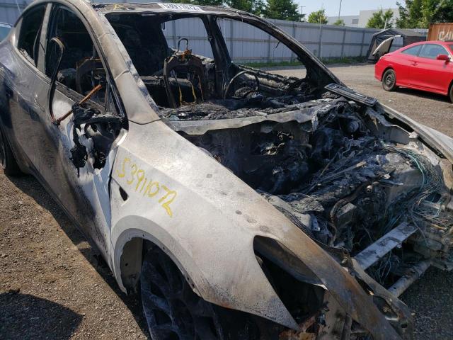 5YJYGDEE3MF108176 - 2021 TESLA MODEL Y أزرق صورة 10