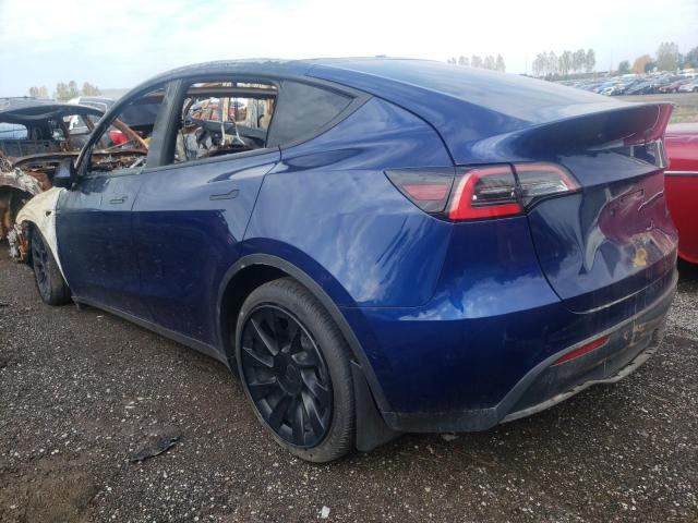 5YJYGDEE3MF108176 - 2021 TESLA MODEL Y BLUE photo 3