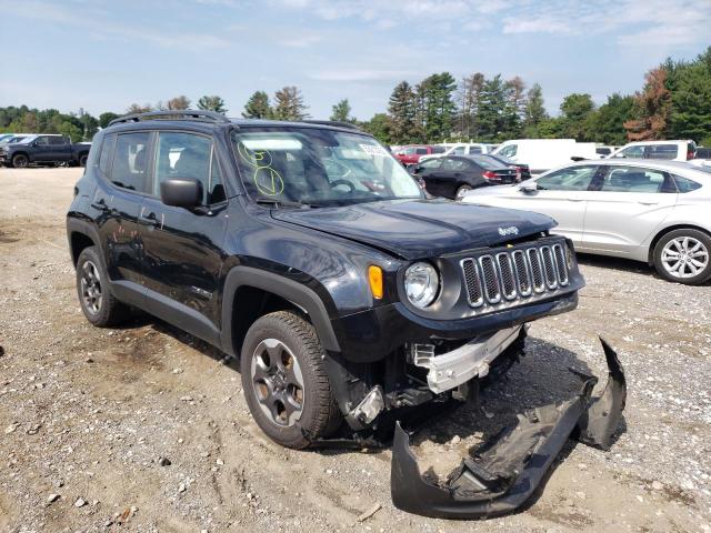 ZACCJBAB0HPG56405 - 2017 JEEP RENEGADE S BLACK photo 1