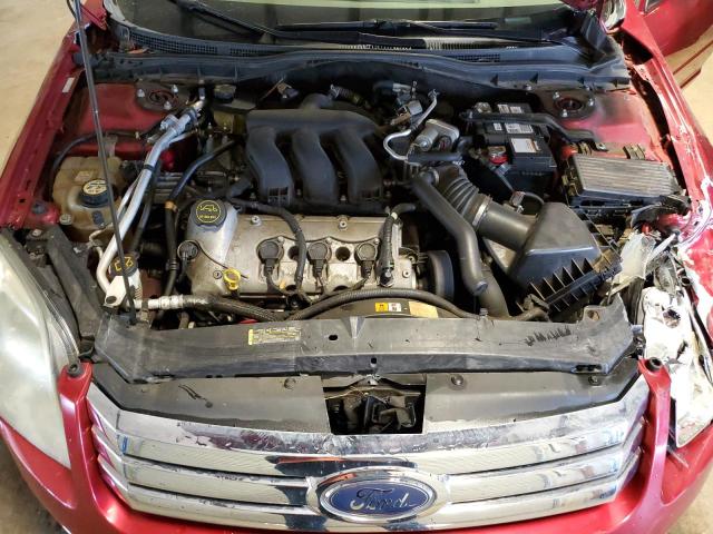 3FAFP08166R161521 - 2006 FORD FUSION SEL RED photo 7