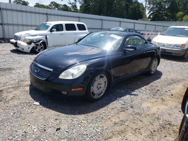 JTHFN48Y220015887 - 2002 LEXUS SC 430 BLACK photo 2