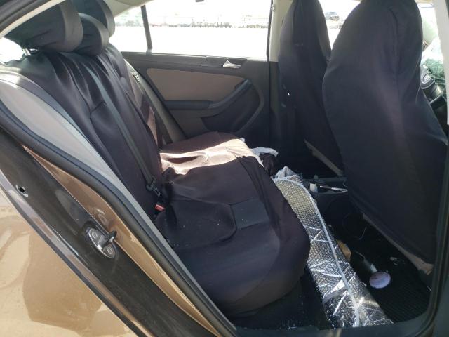 3VW2K7AJ6CM365543 - 2012 VOLKSWAGEN JETTA BASE BROWN photo 6