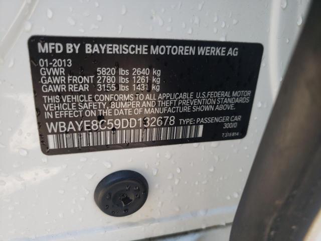 WBAYE8C59DD132678 - 2013 BMW ALPINA B7 WHITE photo 10