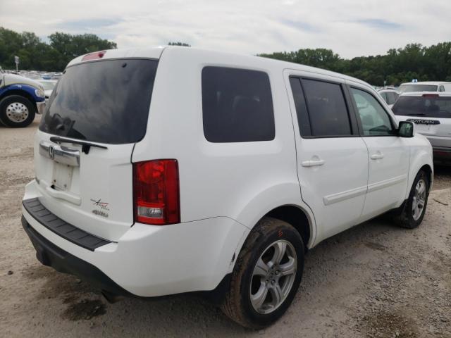 5FNYF4H79FB009235 - 2015 HONDA PILOT EXLN WHITE photo 4