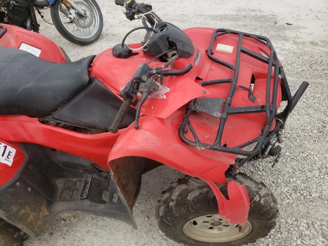 1HFTE350XD4604393 - 2013 HONDA TRX420 FM RED photo 5