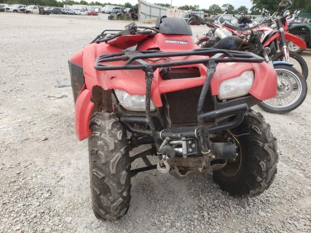 1HFTE350XD4604393 - 2013 HONDA TRX420 FM RED photo 9