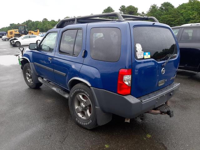 5N1ED28Y03C654589 - 2003 NISSAN XTERRA XE BLUE photo 3