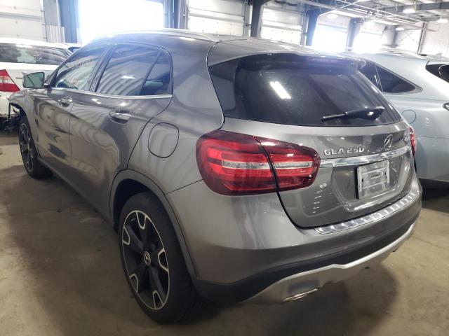 WDCTG4GB7KJ592043 - 2019 MERCEDES-BENZ GLA 250 4M GRAY photo 3