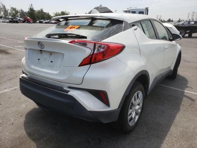 JTNKHMBX8K1028754 - 2019 TOYOTA C-HR XLE WHITE photo 4