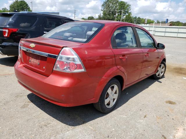 KL1TD5DEXBB118818 - 2011 CHEVROLET AVEO LS 红色 照片 4