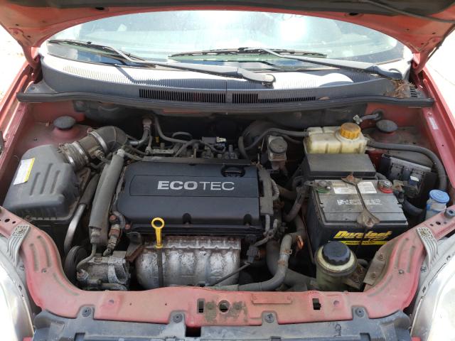 KL1TD5DEXBB118818 - 2011 CHEVROLET AVEO LS 红色 照片 7