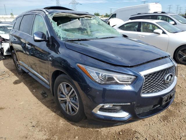 5N1DL0MM2LC528000 - 2020 INFINITI QX60 LUXE BLUE photo 1