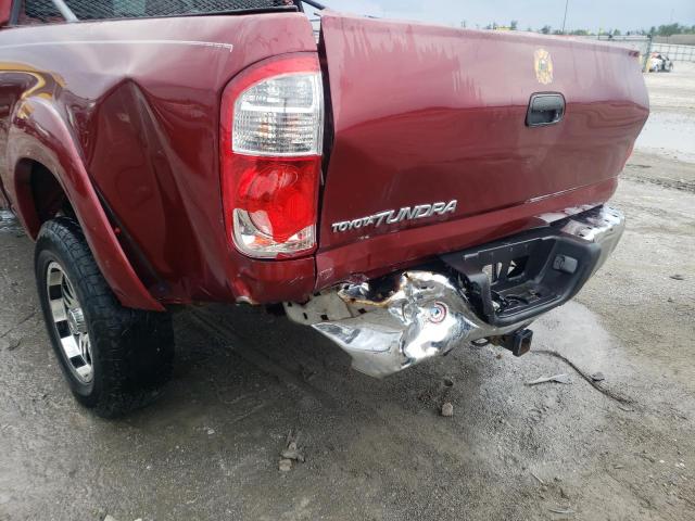 5TBDT44146S520025 - 2006 TOYOTA TUNDRA DOU MAROON photo 9