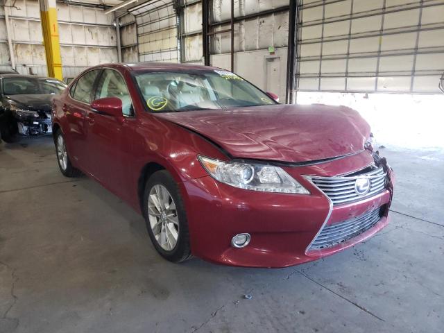 JTHBW1GG1E2059424 - 2014 LEXUS ES 300H RED photo 1