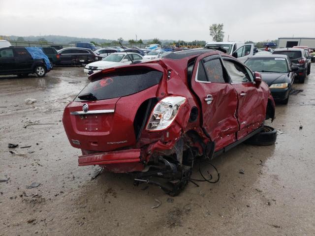 KL4CJASB4GB747270 - 2016 BUICK ENCORE RED photo 4