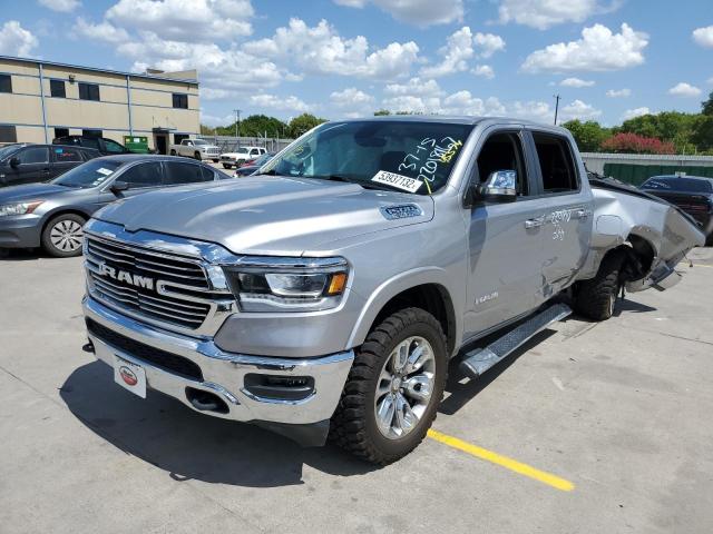 1C6SRFJT0LN339396 - 2020 RAM 1500 LARAM SILVER photo 2