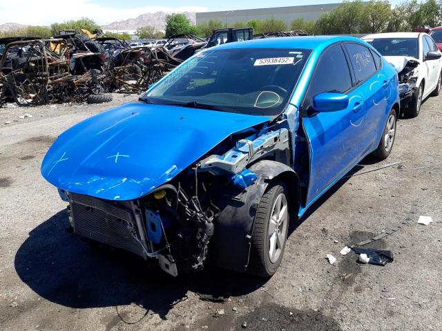 1C3CDFFAXGD821263 - 2016 DODGE DART SXT S BLUE photo 2