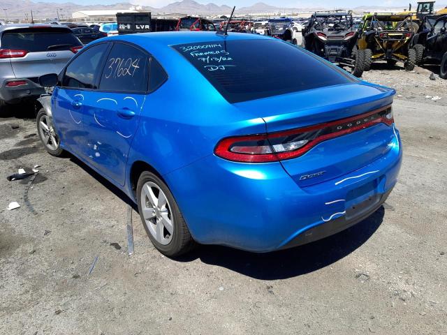 1C3CDFFAXGD821263 - 2016 DODGE DART SXT S BLUE photo 3