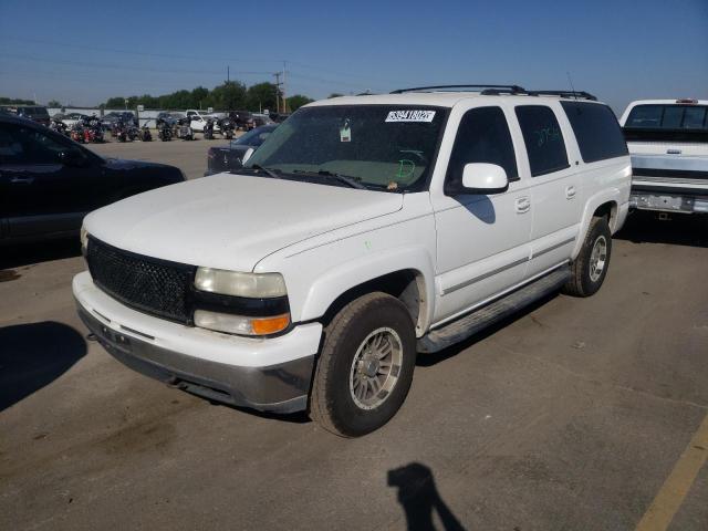 3GNFK16T81G233821 - 2001 CHEVROLET SUBURBAN K WHITE photo 2