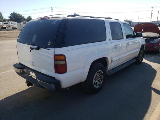 3GNFK16T81G233821 - 2001 CHEVROLET SUBURBAN K WHITE photo 4