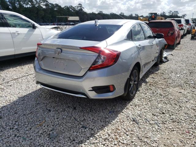 2HGFC1F3XMH702161 - 2021 HONDA CIVIC EX SILVER photo 4