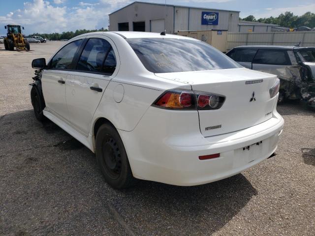 JA32U1FU3AU030289 - 2010 MITSUBISHI LANCER DE WHITE photo 3