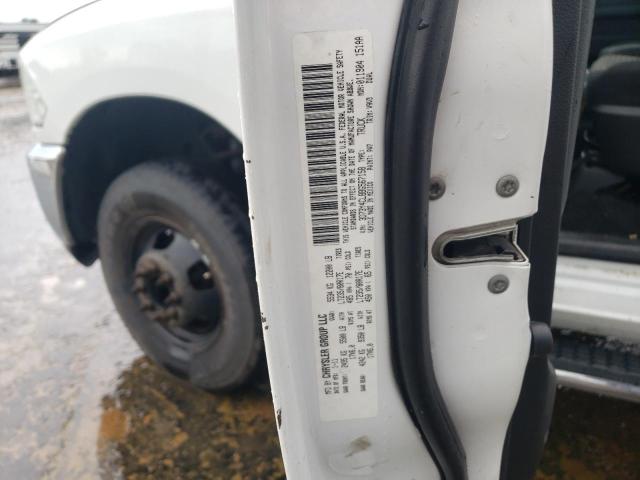 3D73Y4CL8BG567158 - 2011 DODGE RAM 3500 WHITE photo 10