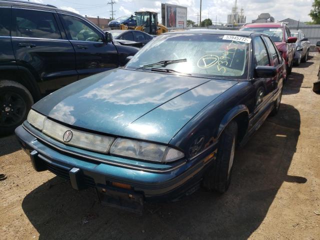 1G2WJ52M4SF325744 - 1995 PONTIAC GRAND PRIX მწვანე ფოტო 2