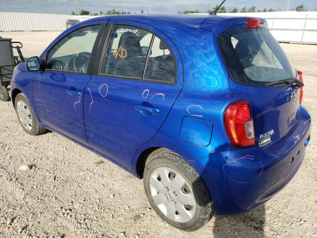 3N1CK3CP2FL249173 - 2015 NISSAN MICRA BLUE photo 3