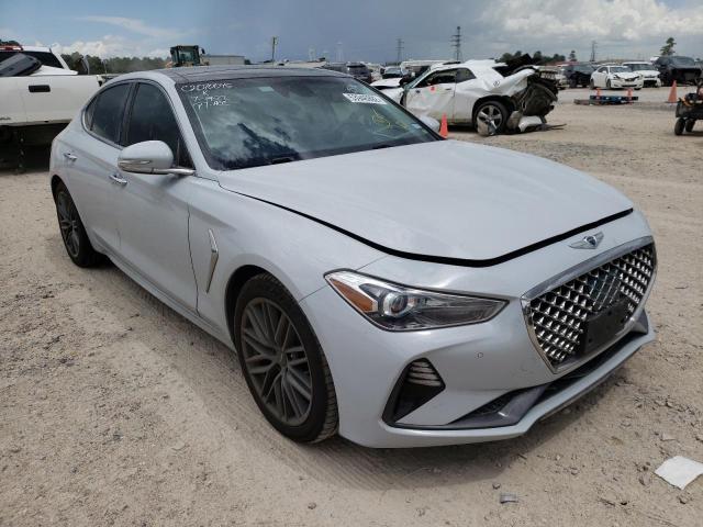 KMTG34LA1KU042546 - 2019 GENESIS G70 ELITE BLUE photo 1