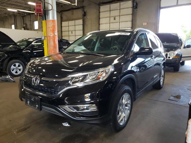 5J6RM4H75FL083012 - 2015 HONDA CR-V EXL BLACK photo 2