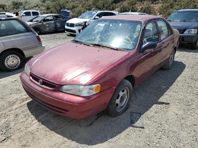 2T1BR12E9XC155627 - 1999 TOYOTA COROLLA VE MAROON photo 2