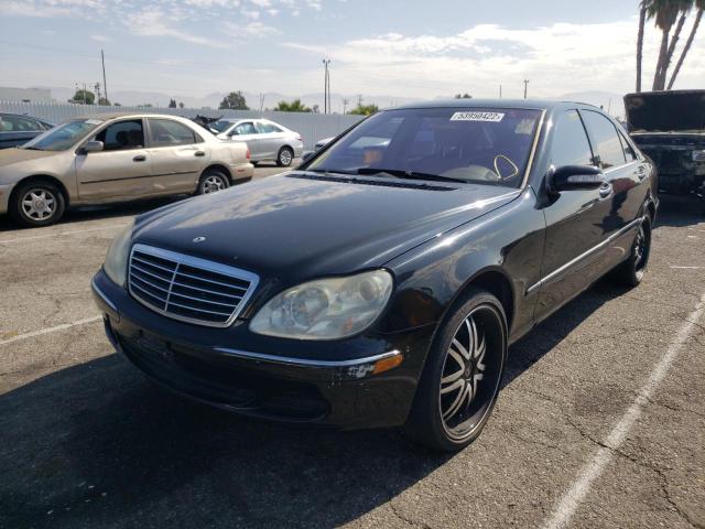 WDBNG70J54A392734 - 2004 MERCEDES-BENZ S 430 BLACK photo 2