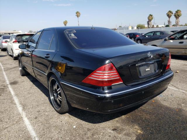 WDBNG70J54A392734 - 2004 MERCEDES-BENZ S 430 BLACK photo 3