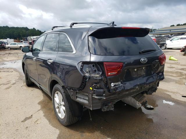 5XYPG4A37KG449666 - 2019 KIA SORENTO L BLUE photo 3