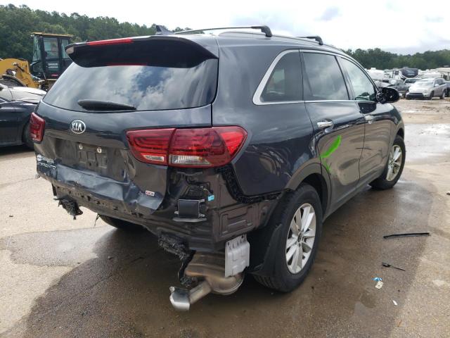 5XYPG4A37KG449666 - 2019 KIA SORENTO L BLUE photo 4