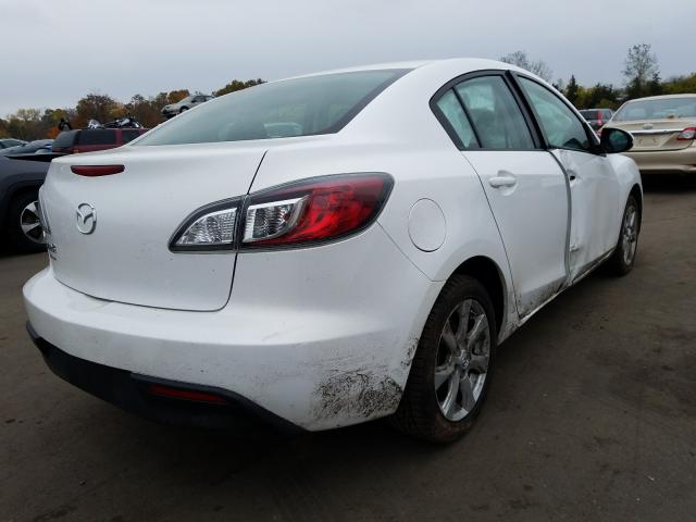 JM1BL1VG7B1447692 - 2011 MAZDA MAZDA 3 WHITE photo 4