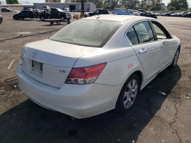 1HGCP36889A045459 - 2009 HONDA ACCORD EXL WHITE photo 4