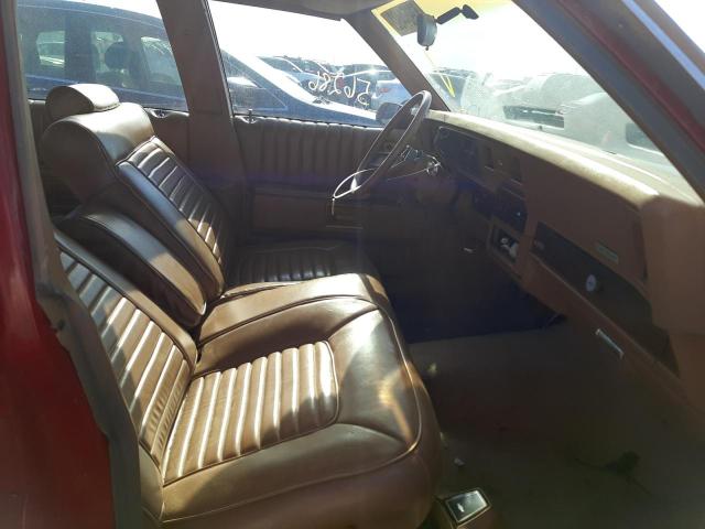 1G1BU51E3KR144685 - 1989 CHEVROLET CAPRICE CL 勃艮第红 照片 5