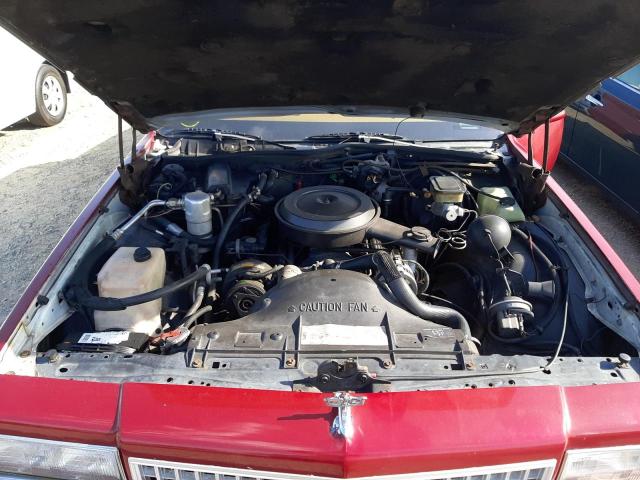 1G1BU51E3KR144685 - 1989 CHEVROLET CAPRICE CL 勃艮第红 照片 7