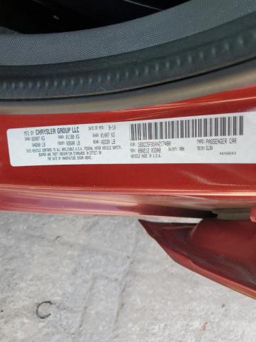 1B3CC5FB5AN217480 - 2010 DODGE AVENGER R/ RED photo 10